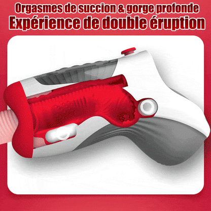 Ms.Agent -Leten 10 Vibration & Valve d'aspiration gorge profonde Masturbateur masculin