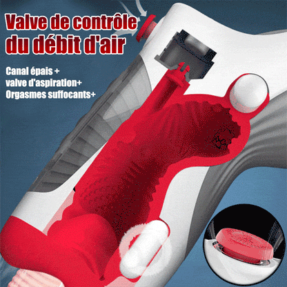 Ms.Agent -Leten 10 Vibration & Valve d'aspiration gorge profonde Masturbateur masculin