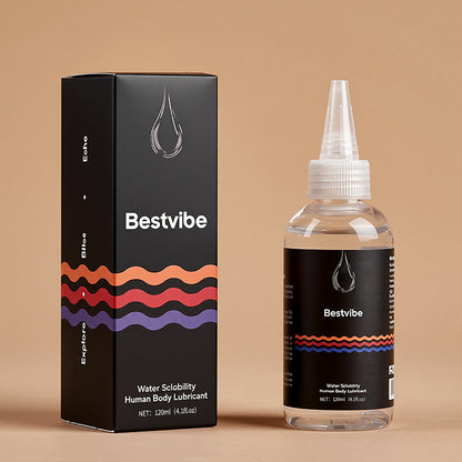 Acmejoy X Bestvibe - Lubrifiant à base d’eau 240 ml/120 ml, lubrifiant intime longue durée, compatible avec les jouets et les préservatifs