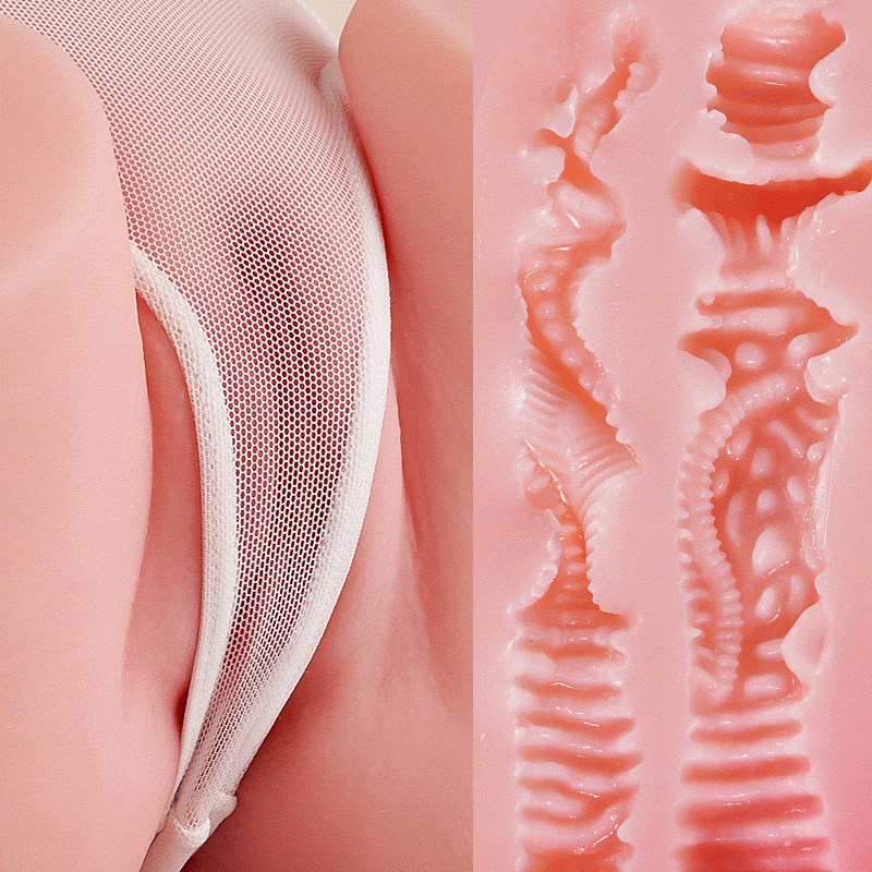HERA - Poupée sexuelle avec vibration & fonction d’aspiration – Expérience d’oral réaliste, 6 modes de vibration et 3 modes d’aspiration, matériau TPE