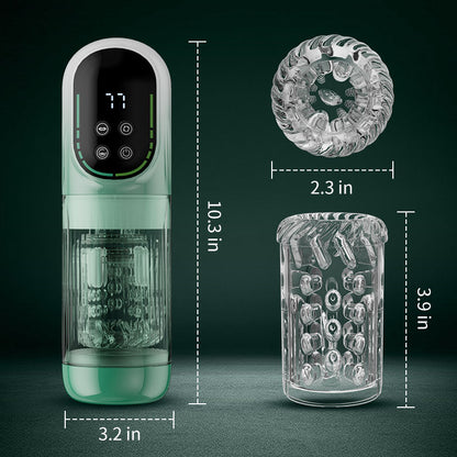 Heaven -  4 EN 1 rotative à succion et vibrante pour hommes Masturbateur Cup