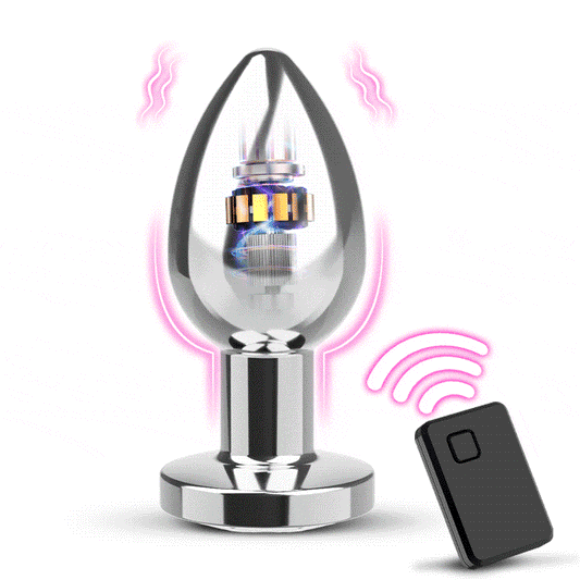 Soren - Vibromasseur anal avec boîtier en métal et 10 modes de vibration pour hommes et femmes