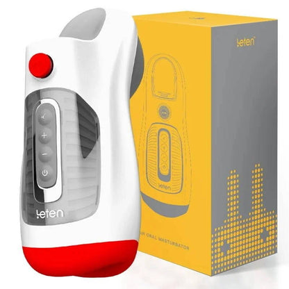 Ms.Agent -Leten 10 Vibration & Valve d'aspiration gorge profonde Masturbateur masculin