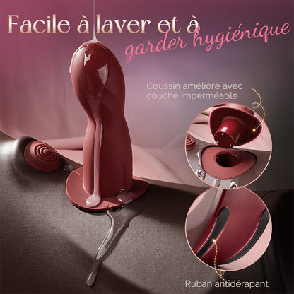 Machine Sexuelle VVD Rider Air à Piston avec Double Vibration et Accessoires | Mains Libres