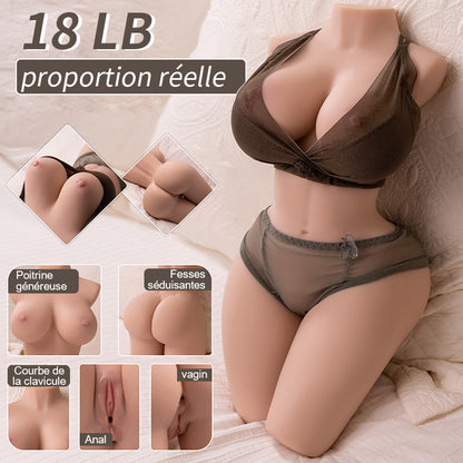【Pegi】 Corps parfait, jambes fines et taille poupée sexuelle 9,5 kg