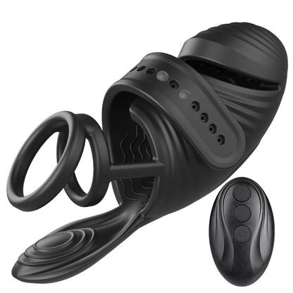 Ayn - Vibrateur pénien avec 7 vibrations pour retarder l'éjaculation