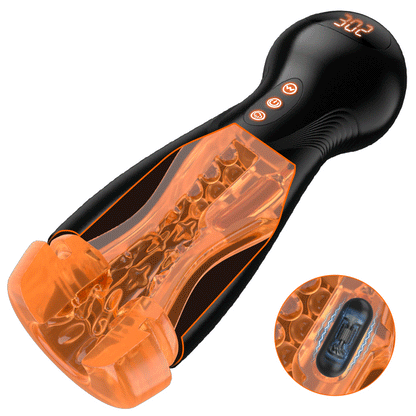 SolaceX - 8 Succion 10 Vibration One Touch Orgasm Digital Vacuum Masturbator