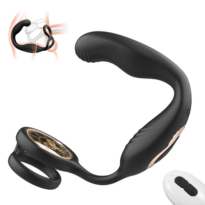 Leonard - 10-Frequenz-Vibration + Rotation, Anuserweiterung, beispiellose Stimulation