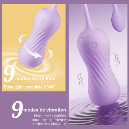 【Précommande】Elf — Vibrateur à Stimulation 360° avec Vibration et Rotation à 9 Fréquences