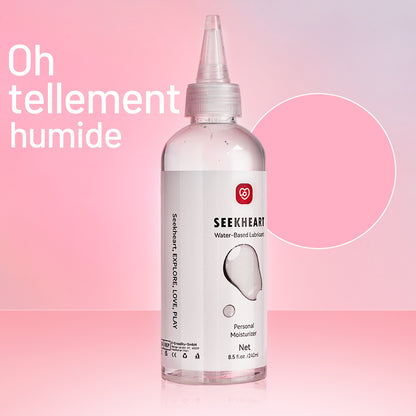 Seekheart - Gel Lubrifiant à Base d'Eau 240 ml – Plaisir Soigneusement Doux pour une Intimité Infinie