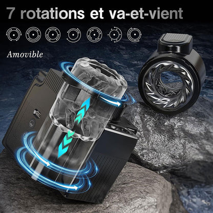 Caméra 3 EN 1 Masturbateur mâle multifonctionnel détachable