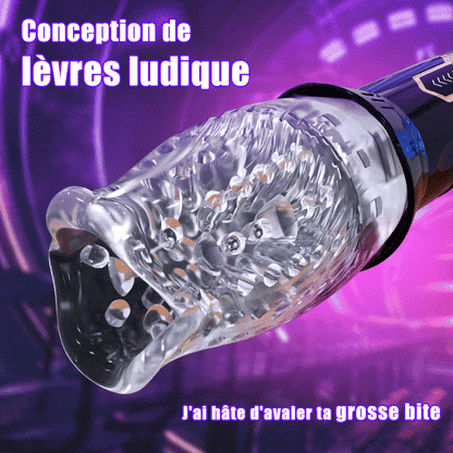 TORNADO - Masturbateur Cup coque souple et transparente