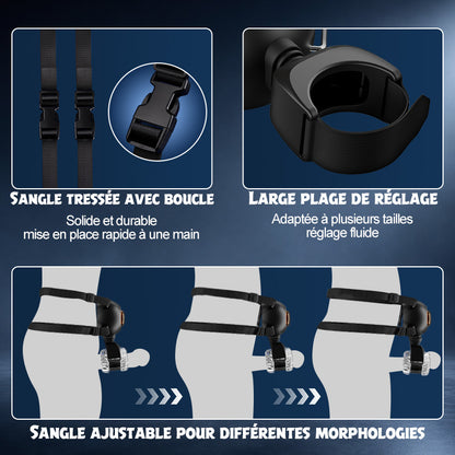 【Vente flash : -30 %】Hazel - Masturbateur masculin portable 3-en-1 avec gaine en silicone, fonctions de va-et-vient, rotation et vibration à 9 niveaux