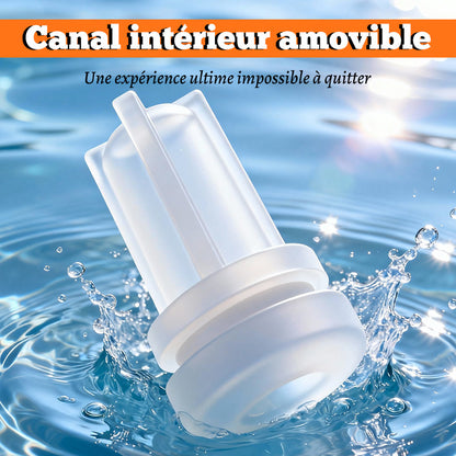 Coupe masturbatoire vibrante à aspiration électrique 2 en 1 avec 7 fréquences