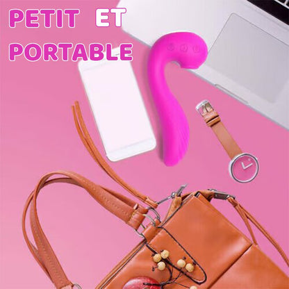 Nimue - 10 Vibrations 5 Battements Sucer Léchage Clitoridien et Vibrateur Point G