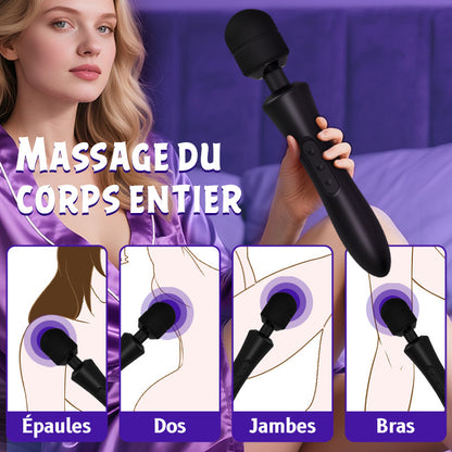 Appareil de Massage AV vibrant haute fréquence à 20 fréquences et 8 vitesses