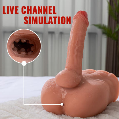 BARTLETT II Gerneration Brown Poupée réaliste pour homme avec gode