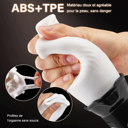 TORNADE 2 EN 1  Masturbateur Cup 5 Rotations +10 Vibrations Acmejoy