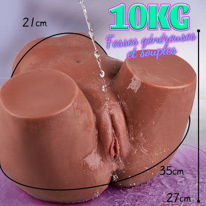 Amina — Moule déesse au gros cul brun foncé de 10 kg – plein et rond, profond dans le désir !