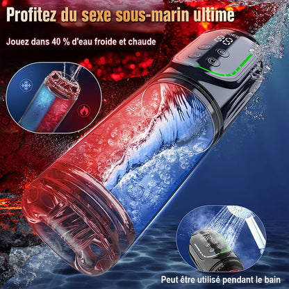 Cinder – Stroker de fellation à poussée, rotation, aspiration, vibration et léchage