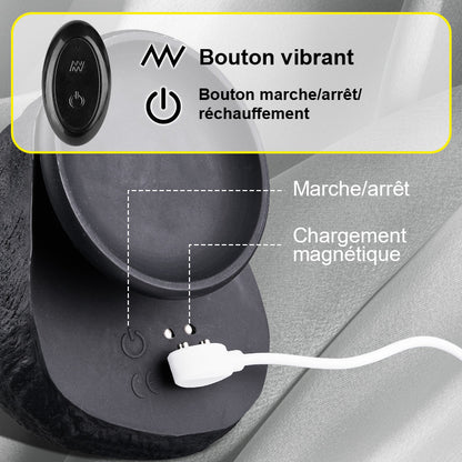 Maurice - Gode Chauffant à Vibrations et Poussées Marron Grande Taille pour Hommes et Femmes
