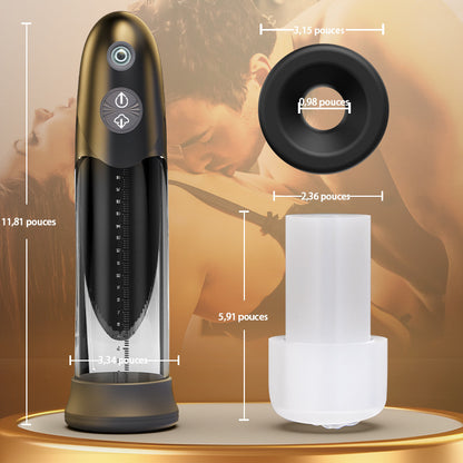 【Nouveau produit】WaterSamurai - Pompe à pénis Aspiration par le vide avec érection super étanche