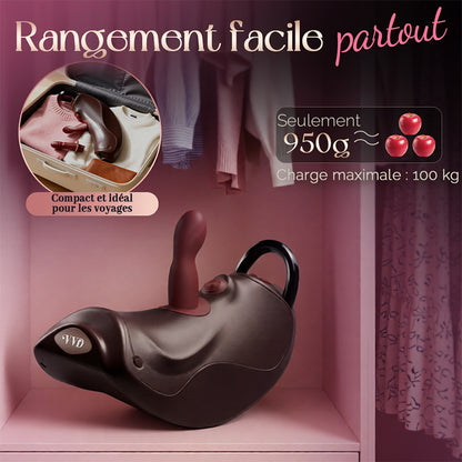 Machine Sexuelle VVD Rider Air à Piston avec Double Vibration et Accessoires | Mains Libres