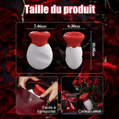 Seraphina - Vibromasseur Clitoridien Bouche et Langue 4 en 1 Lécher, Mordre, Aspirer et Vibrer