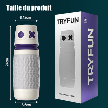 【Lubrifiant gratuit inclus】NOVA-Mécanique 3 Sucer 4 Vibration APP Contrôlé Masturbateur masculin