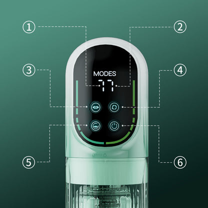 Heaven -  4 EN 1 rotative à succion et vibrante pour hommes Masturbateur Cup