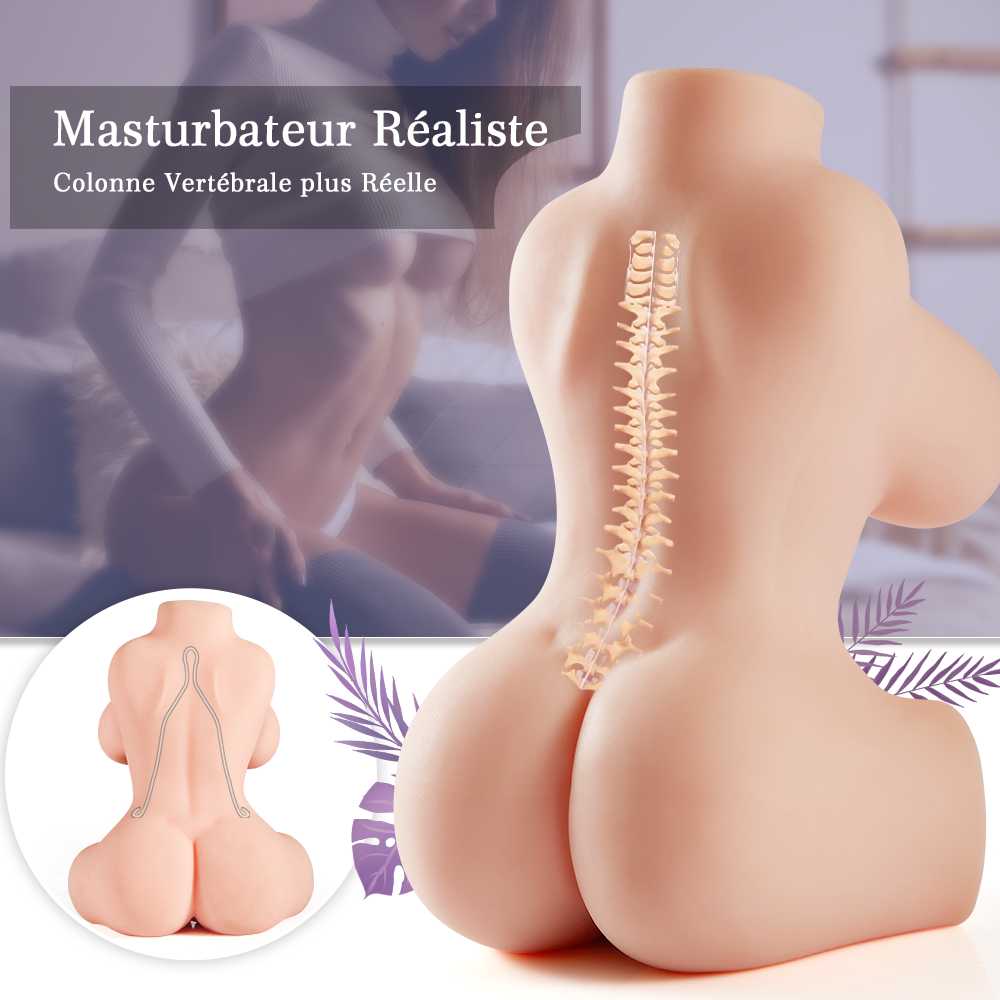 2 EN 1 Masturbateur réaliste 3D Structure vaginal  2,5 kg Aivrobta Aivrobta