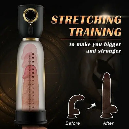 Acmejoy Royal 2-en-1 Stretch Training Penis Pump Détachable Acmejoy