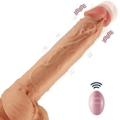 Dildo Gode Vibration pour femme avec mode télescopique 10 fréquences Aivrobta Aivrobta
