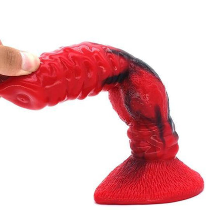 Gode de berger Masturbation Gode Doux Rouge Noir YOCY