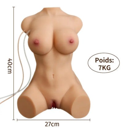 Melida Poupée Sexuelle Électrique Succion+ Vibration Acmejoy
